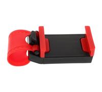 Toddmomy Car Phone Holder for Steering Wheel Rotation Vehicle Smartphone Mount Red Secure Cradle for Safe Driving and Easy Access to Navigation and Calls