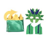 Toddmomy Cartoon Dinosaur Cape for Easy Wear Dino Dress Up Accessories Stegosaurus Costume for Boys for Birthday Parties Halloween and Role Play