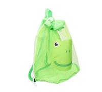 Toddmomy Cartoon Mesh Beach Bag Capacity Sand Storage for and Reusable for Beach Play and Collecting Treasures