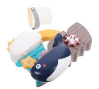 Toddmomy Cartoon Whale Bath Toy Waterfall Effect Fun Shower Plaything for Toddlers Years Engaging Bathing Game for Pool Beach Lightweight Portable Water Toy