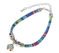 Toddmomy Cat Collar Pet Bells Boho Style Ethnic Collar Cat Chain Soft Cotton Safety Comfort