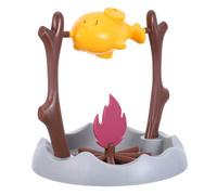 Toddmomy Cat Treat Dispenser Puzzle Feeder Interactive Toy for Indoor Cats Spinning Snack Dispenser Fire-kebab Design Boosts Intelligence and Exercise