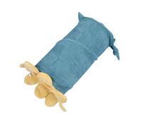 Toddmomy Cat Tunnel Tent Vegetables Pattern Foldable Pet Nest Portable Cat Bed Soft Tunnel for Indoor Outdoor Play for Cats Green Cucumber