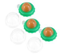 Toddmomy Catnip Balls Toy 3pcs with Stickable Cover Natural Catnip Ingredients for Digestion Support, Interactive Play for Cats and Kittens