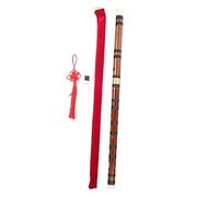 Toddmomy Chinese Bamboo Flute for Beginners, E Tone, Portable Design, Comfortable to Hold, Traditional Folk Wind Instrument for Boys and Girls and Adults