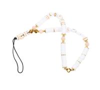 Toddmomy Chinese Style Phone Charm Lanyard for Mobile Phone Case and Keychain, Polymer Clay and Crystal Material, Easy to Use and Carry, for DIY Decor and Fashion Accessories