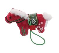 Toddmomy Chinese Zodiac Horse Plush Doll Pendant Compact Farm Animal Charm for Spring Festival Decoration with Success Horse Symbol Lightweight and Portable Mascot Gift