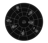 Toddmomy Chord Plate Guitar Melody Tool Circle Wheel for Musicians Instrument Supply Chord Trainer