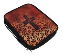 Toddmomy Church Sacrament Bag Polyester 27x22.5x5cm with Handle | Cross Motif, Padded Sections for Bible, Chalice and Holy Water Bottle, Christening and Baptism Ceremony Use