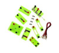 Toddmomy Circuit Learning Kit for School Labs Educational Physics Experiment Box with Series and Parallel Circuits Hands Electrical Science Teaching Instrument Stem Science Electronic Kit