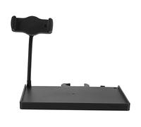 Toddmomy Clamp-on Microphone Stand Tray T1 Small Sound Card Shelf 20x14cm, Leather Box Included, Multi-function Mic Stand Rack for Live Broadcast and Desktop Use