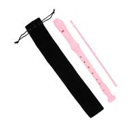 Toddmomy Clarinet Beginner Plastic Wind Instrument Durable Soprano Recorder for Music Learners Pink Sakura Design