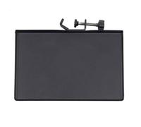 Toddmomy Clip-on Microphone Stand Tray Holder Rack for Studio and Bar, Iron Material with Black Finish, Designed for Holding Small Accessories like Picks and Cameras