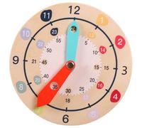 Toddmomy Clock for Preschool Learning Cognitive Aid for Interactive Educational Clock for Understanding and Shapes Safe and Lightweight Design
