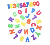 Toddmomy Colorful Bath Alphabet Letters and Numbers Stickers EVA Educational Bath for Creative Word Formation and Early Learning in Bathtime Montessori Sensory Development