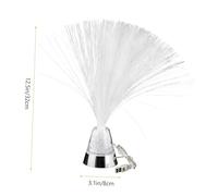 Toddmomy Colorful Fiber Optic Lamp Romantic Decorative Night Light USB Battery Powered Desktop Lighting Ambient Lamp for Home Bedroom Office Decor