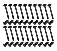 Toddmomy Computer Case Cooling Fan Screws Set 50pcs with Steel Material Rust Resistance Includes 3.4mm Long Screws Fits Most Computer Case Fans for Professional Technicians and PC Builders