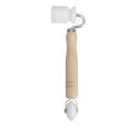 Toddmomy Construction Roller Tool Wallpaper Roller Pressure Wheel with Wooden Handle for Effective Rolling and Enhanced Adhesion, Professional Design, White Colour for DIY Home Decoration