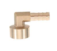 Toddmomy Copper Gas Pipe Connector Internal Thread Barb Hose Fitting Elbow Adapter for Stove Heater Tank Use Leakproof Copper Build Easy Installation for Home Commercial Industrial