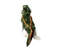 Toddmomy Costume Pet Dog Crocodile Suit Dog Jumpsuit Pet Clothes Clothes Warm Outfit for Daily Wear