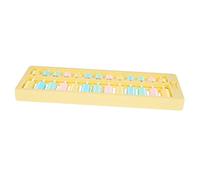 Toddmomy Counting Frame for Kids Math 13 Column Plastic Abacus Educational Math Learning Tool for Elementary School Students Suitable for Brain Development and Classroom Use