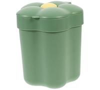 Toddmomy Creative Decorative Rubbish Bin Flower Shaped Desktop with Lid, Small Plastic Trash Can No Peculiar Smell for Home or Office for Bedroom or Desk Organising