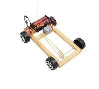 Toddmomy Creative Four Wheel Drive DIY Car Model for Teens Educational Auto Making Kit Without Batteries Small Science Project for Elementary Students and Practical Skills Development