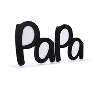 Toddmomy Creative Letter Shape Acrylic Photo Frame for Dad, Delicate and Sturdy Desktop Home Decor Gift for Father's Day, Not Easy to Break or Deform, Photo Frame Ornament