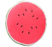 Toddmomy Creative Watermelon Shaped Couch Pillow with Easy Clean Fabric Stable Round Fruit Cushion for Home Decor Vibrant and Simulation Fruit Throw for Sofa Bed and Chair
