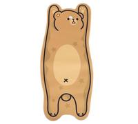 Toddmomy Creative with Accurate Mouse Tracking and Anti-skid Rubber Base Brown Bear Mouse Mat for Office and Home Use for Teachers and Students