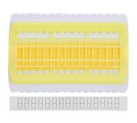 Toddmomy Cross Stitch Thread Organizer with 30 Holes Mini Thread Arranger Plastic Floss Holder Holds More Floss for Home Use for Embroidery Beginners