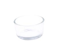 Toddmomy Crystal Glass Bowl Aquarium Turtle Fish Feeding Bowl Reptile Food Dishes