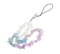 Toddmomy Crystal Phone Hanging Rope Phone Wrist Strap Beautiful Appearance Wear on Wrist Fit A Variety of Gadgets Purple Decoration Electronic Accessories