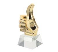 Toddmomy Crystal Thumb Up Trophy for - Mini Award Winner Trophy for Sports, School Participation Party Games - Youth Recognition Prize