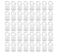 Toddmomy Curtain Track Glider Hooks for Smooth Sliding Plastic 100pcs White Multipurpose and Built to Last, for Room Dividers, Shower Curtains, Windows and Doors