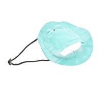 Toddmomy Cute Pet Sun Hat Dog and Cat Outdoor Sun Protection Hat with Ear Defenders Adjustable Drawstring Cap for Small Medium Dogs Fashionable Fisherman Style