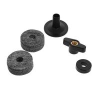 Toddmomy Cymbal Holder Set Drum Stand Replacement Parts Felt Pads Plastic Sleeves