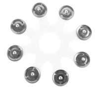 Toddmomy Cymbal Tambourine Hihat Accessory Enhance Your Drum Skills with Smooth Edges and Workmanship for Performances and DIY Projects Stylish Design for Tonal Versatility