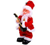 Toddmomy Dancing Musical Santa Claus, Electric Singing Santa Christmas Santa Claus Battery Operated Musical Moving Figure for Xmas Holiday Decoration, Pack of 1 (Random Style)