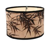 Toddmomy Decorative Bamboo Lampshade Chinese Style Iron Frame Bamboo Design for Home Bedroom Ceiling and Table Lamp Cover Easy to Install and Remove