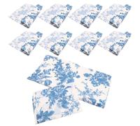 Toddmomy Decorative Wrapping Paper Thin Paper with Classic Delicate Design Blue 10pcs 50x76cm Suitable for Long Term Use for DIY Present Boxes and Party Decorations