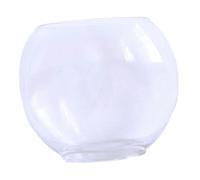 Toddmomy Desktop Glass Betta Tank Mini Oval Fish Bowl Aquarium for and Plants Household Decor for Home Small for Desktop Setup