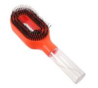 Toddmomy Detangling Hair Brush with Fine Mist Spray for Frizz Control and Reducing Static, Plastic and Nylon Material, Button Mist Spray Design with Concealed Water Tank, Wide Teeth Comb