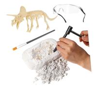 Toddmomy Dinosaur Digging Kit Educational Dinosaur Skeleton Set for Safe Materials Promotes Mobility Encourages Science Archaeology Hobbies for Boys Ages
