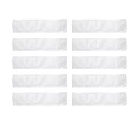 Toddmomy Disposable Spa Headbands Snug Fit and Sturdy Design 48pcs for Women, Elastic Non-woven Fabric Hairbands for Face Wash, Makeup, Bath, and Skincare