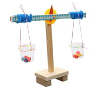 Toddmomy DIY Balance Scale Assembly for Educational Craft Kit for Science Experiments Smooth Finish Safe for Birthday