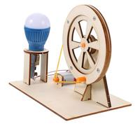 Toddmomy DIY Hand Crank Generator for Boys and Girls Portable Electricity Generator Science Experiment Kit for Educational Scientific Activities Random Color