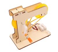 Toddmomy DIY Hand Cranked Electricity Generator Assembly Model Educational Science Experiment Kit for Eco Friendly Material Creative Teaching Tool to Develop Skills and Learning Minds