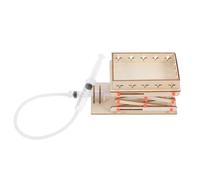 Toddmomy DIY Hydraulic Lift Platform for - Wooden Lab Jack Science Experiment Set, Educational Laboratory Lifting Jack Model for Stem Learning and Scientific Invention