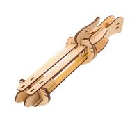 Toddmomy DIY Wooden Plane Launcher Handheld Assembly Paper Airplane Catapult Model for Creative Play Educational Building Project for Boys and Enhances Problem Solving and Hands Skills